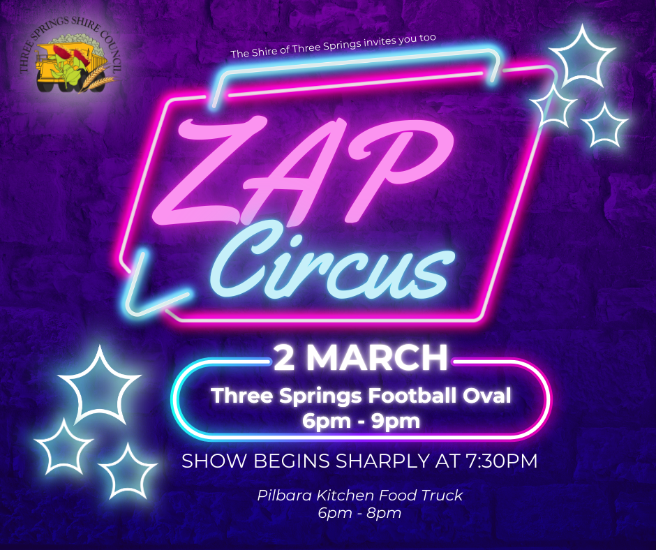 zap circus advert